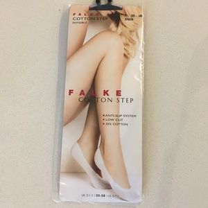 Falke Cotton Step Invisible Socks in Black